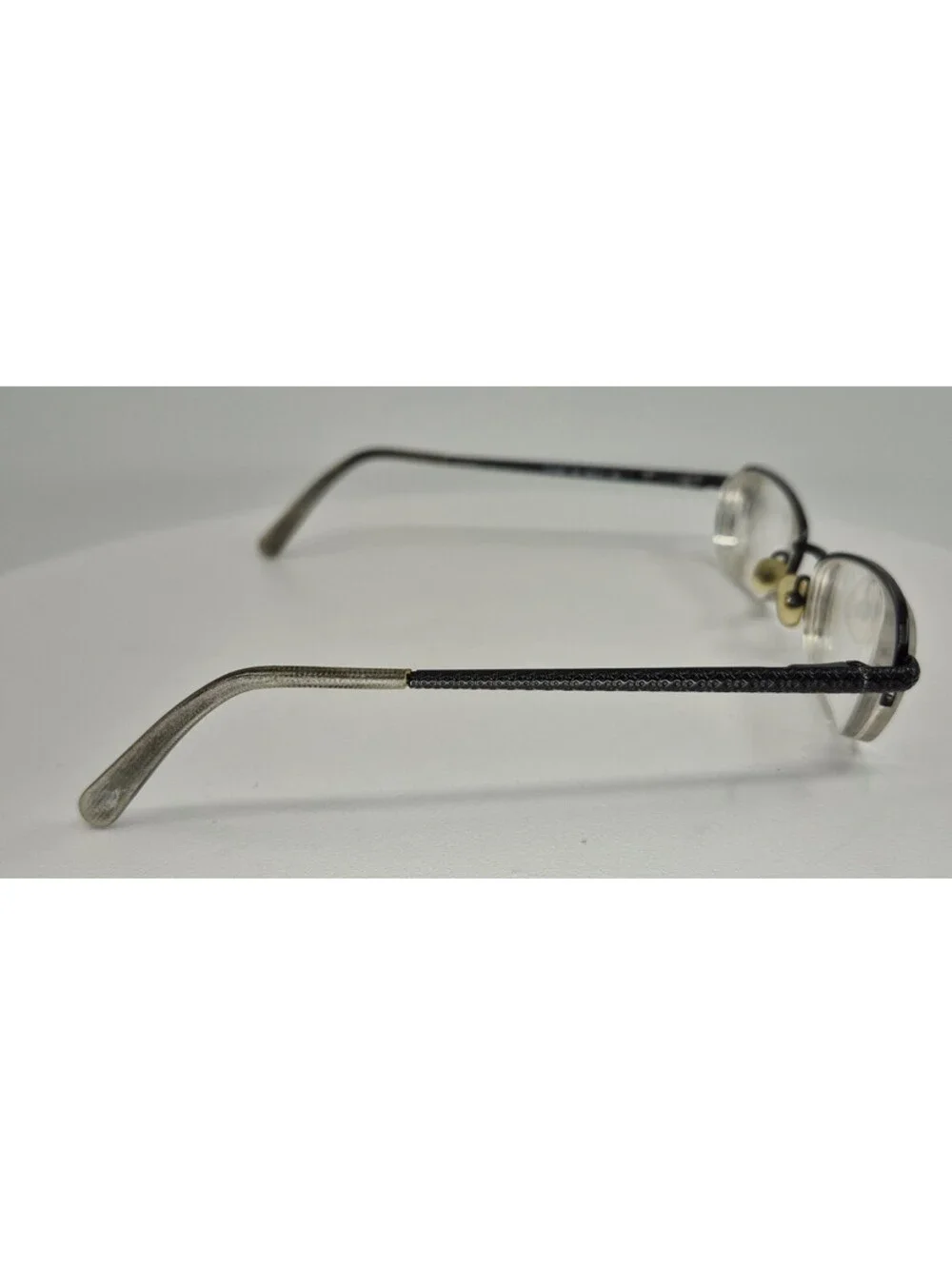 Tory Burch TY 1003 107 50-17-135 Black Metal Half Rim Eyeglasses Frame